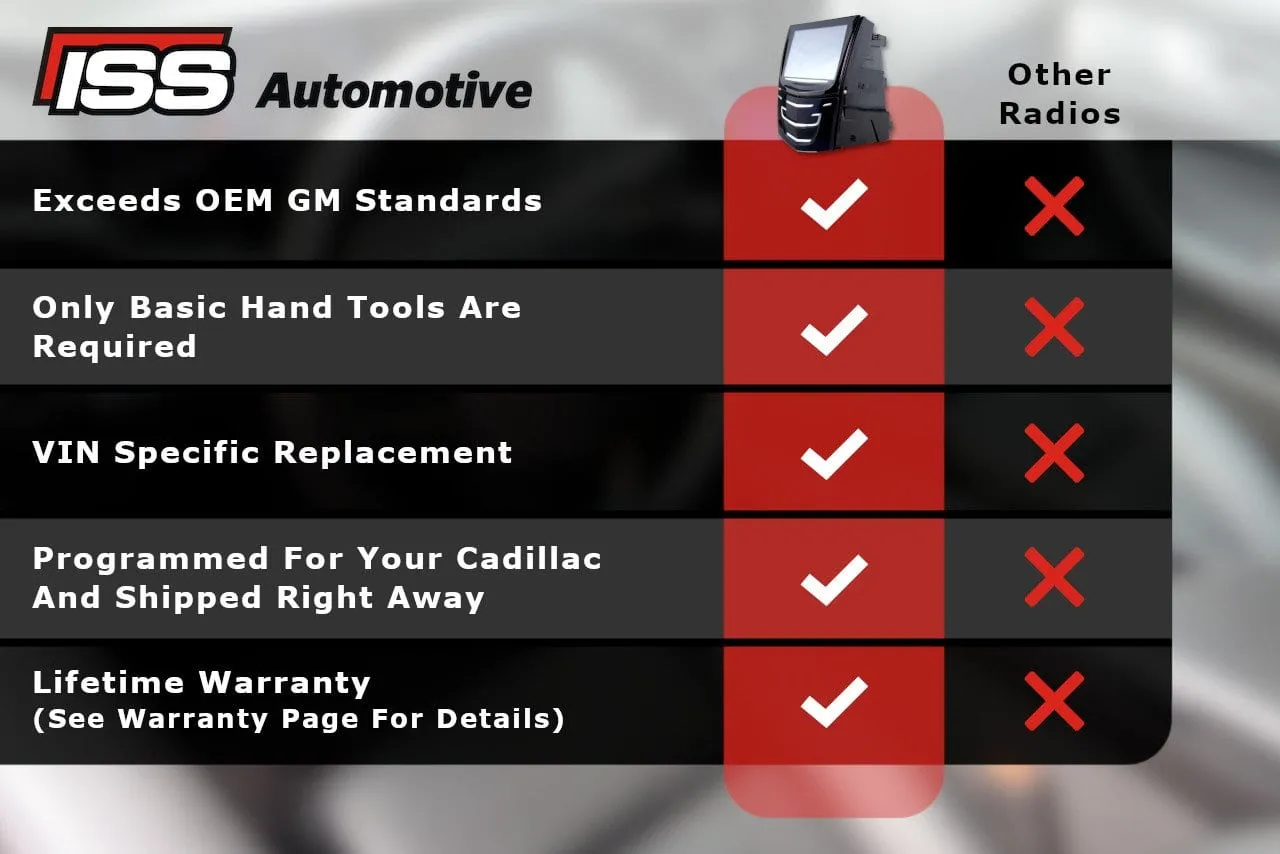 2014 Cadillac SRX Radio Replacement