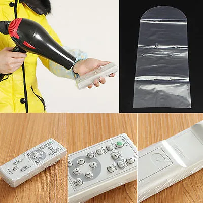 20Pcs Heat Shrink Film Clear Video TV Air Condition Remote Control Protector