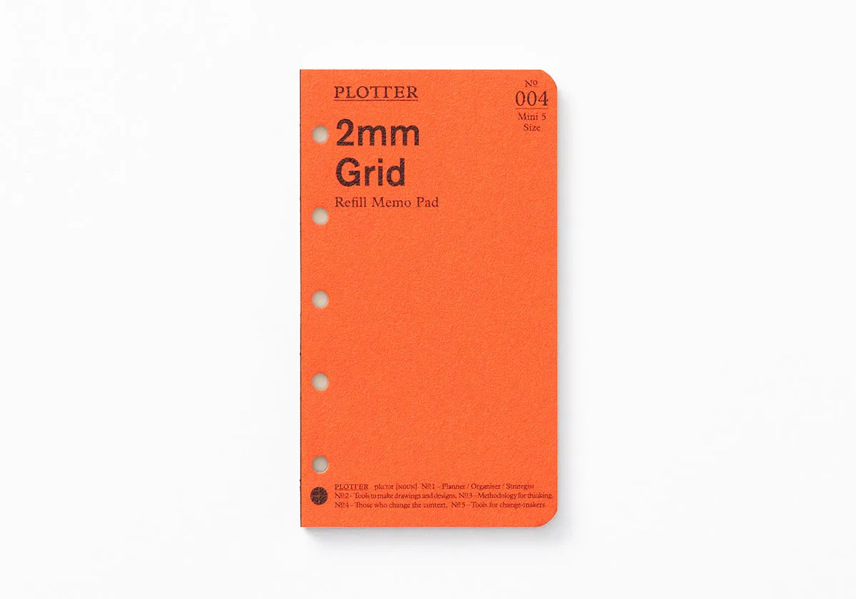 Mini 5 Size 2mm Grid Notepads, 80 Sheets - Model PLT0004