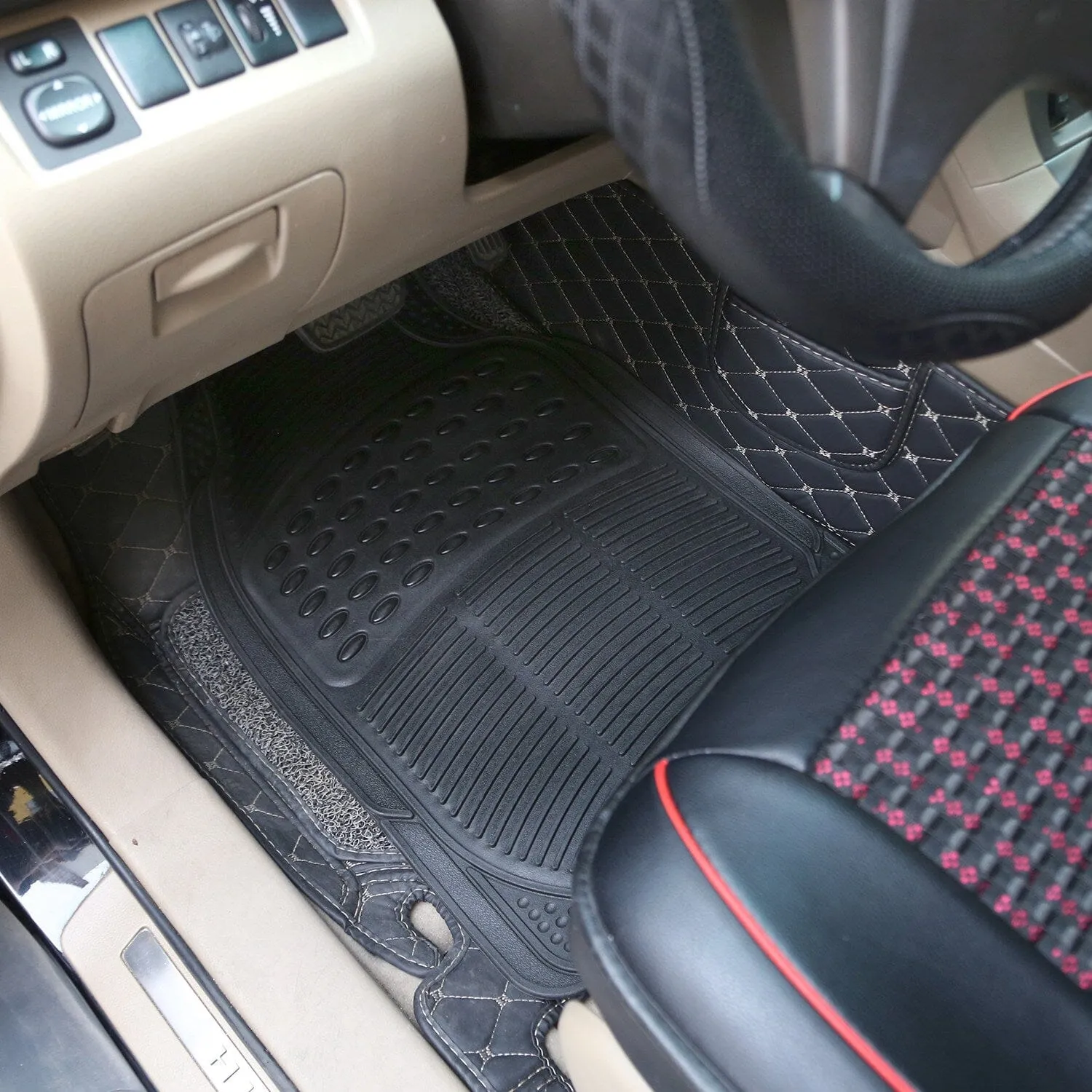 3-Piece: Automotive Floor Mats Set