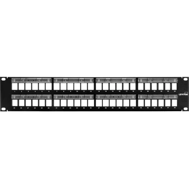 48P 2U Quickport Patch Panel W/,Mag Lens