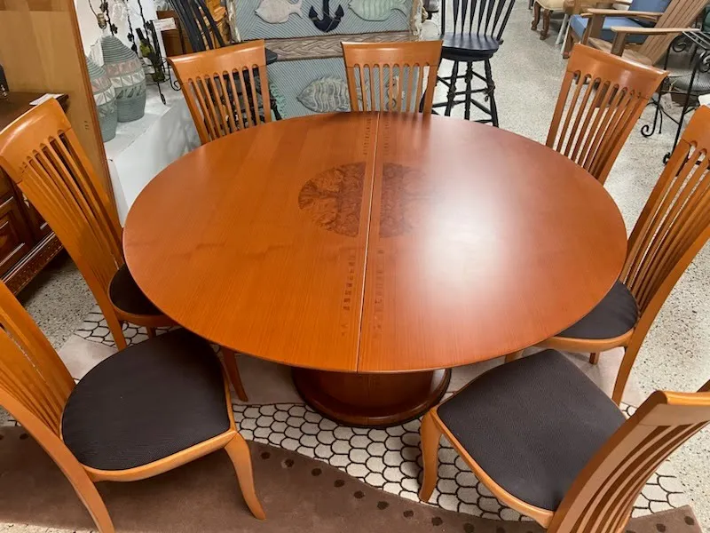 60" Round Scan Design Dining Set