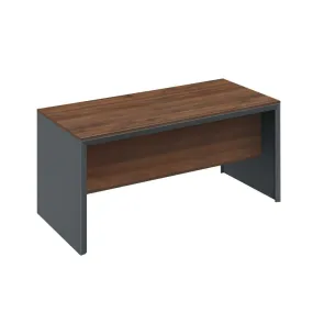 Acmi Cayman Writing Table L1800 x W800 x H750mm Columbia Walnut/MB Dark Grey #CM2-1800