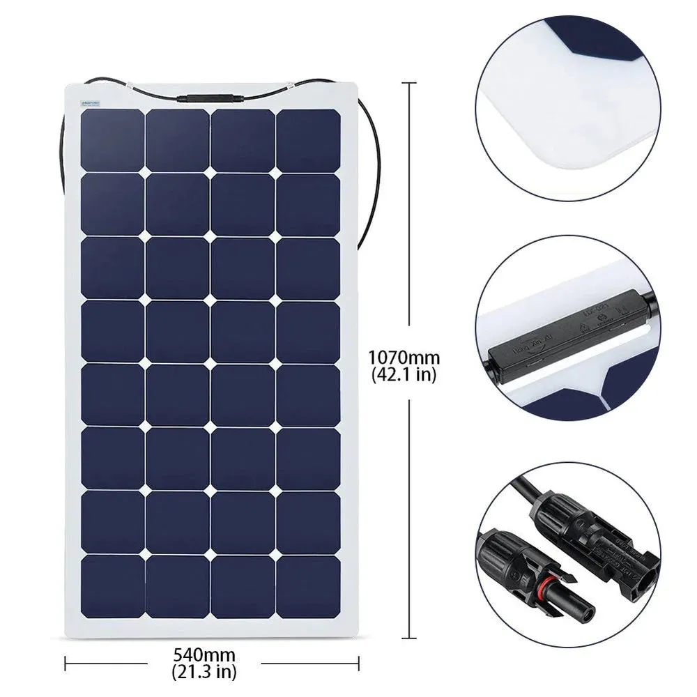 ACOPower Flexible Solar Panel Kit   MPPT / PWM Charge Controller