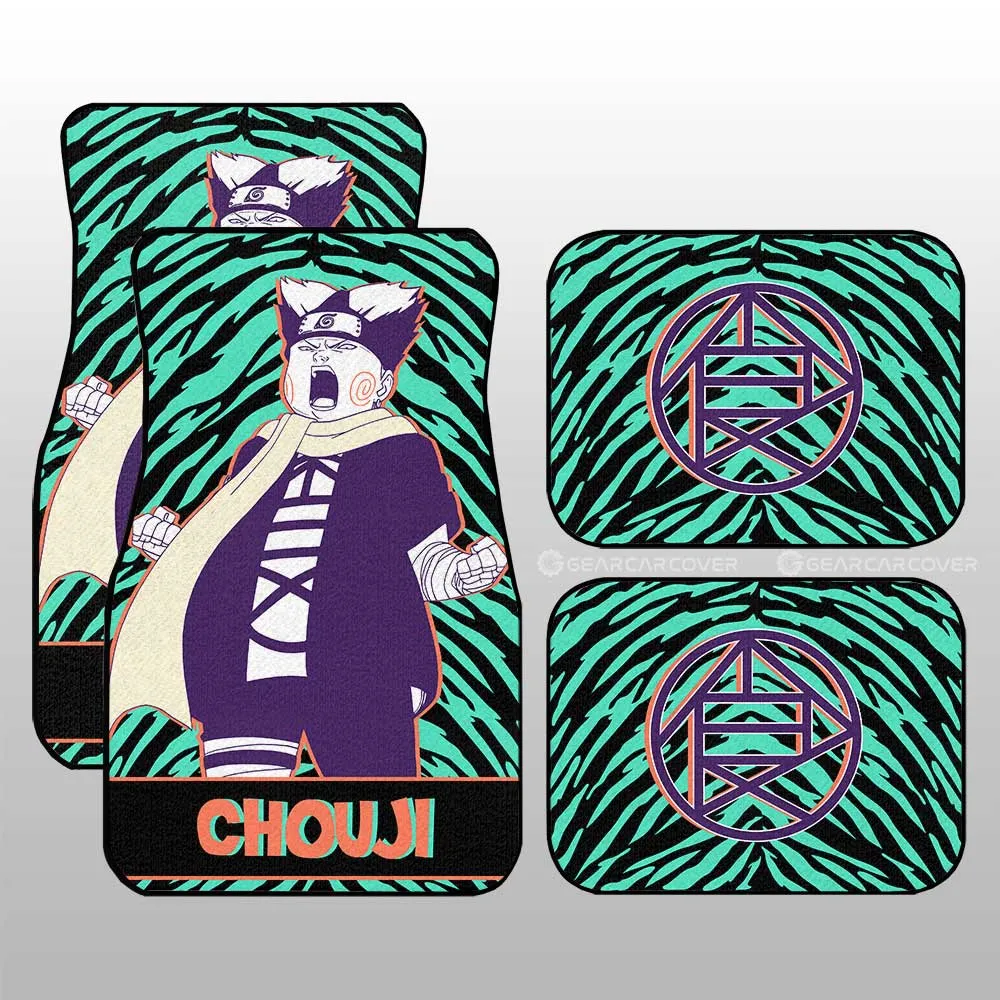 Akimichi Chouji Car Floor Mats Custom