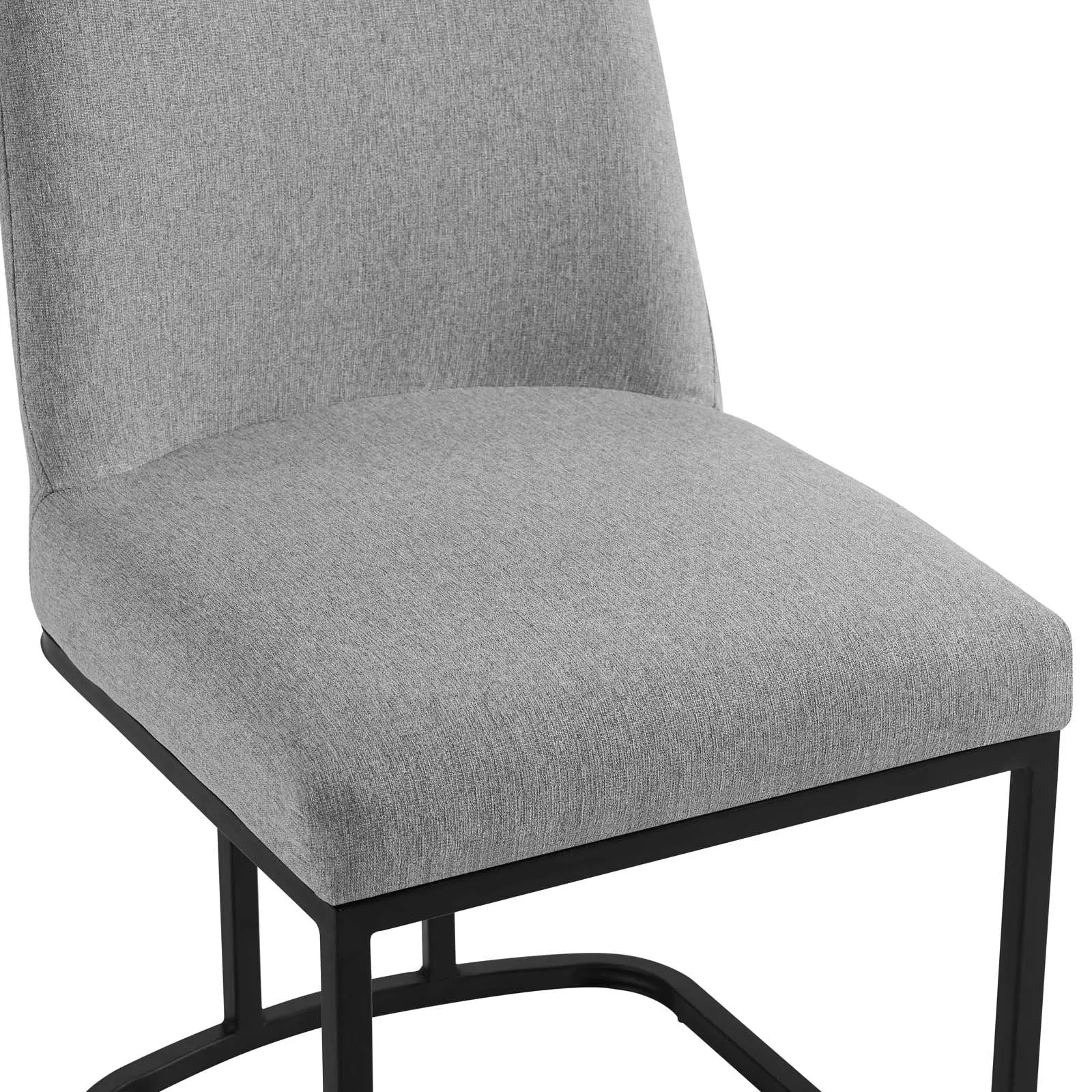 Amplify Sled Base Upholstered Fabric Dining Side Chair by Modway