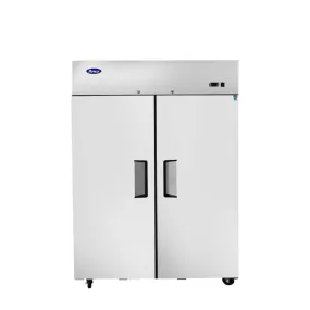 Atosa 52" Reach In Refrigerator with Two Solid Doors & Top Mount Compressor