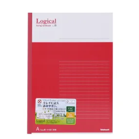 B5 7mm Line Ruled Notebook (Pink)