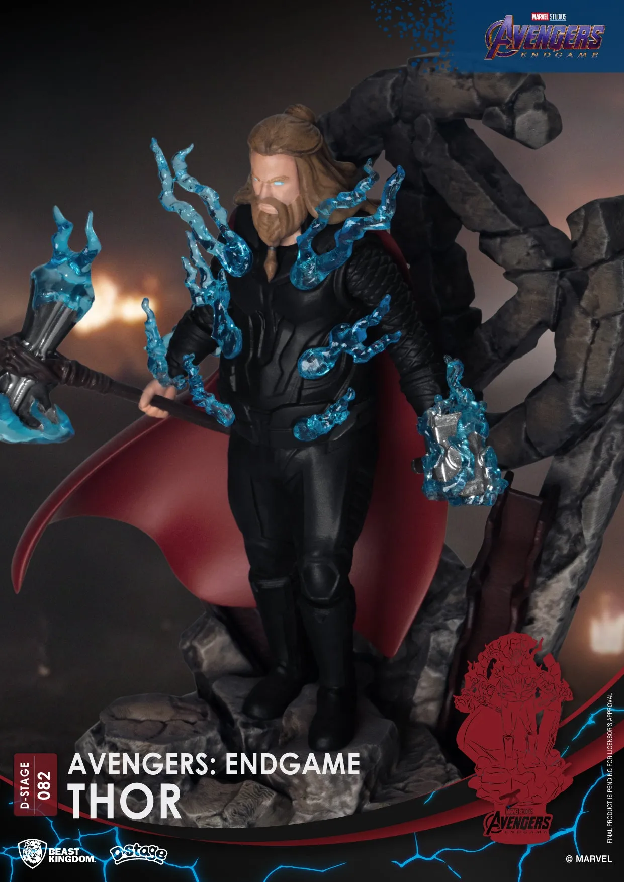 Beast Kingdom DS-082 Marvel Avengers Endgame: Thor Diorama Stage D-Stage Figure Statue