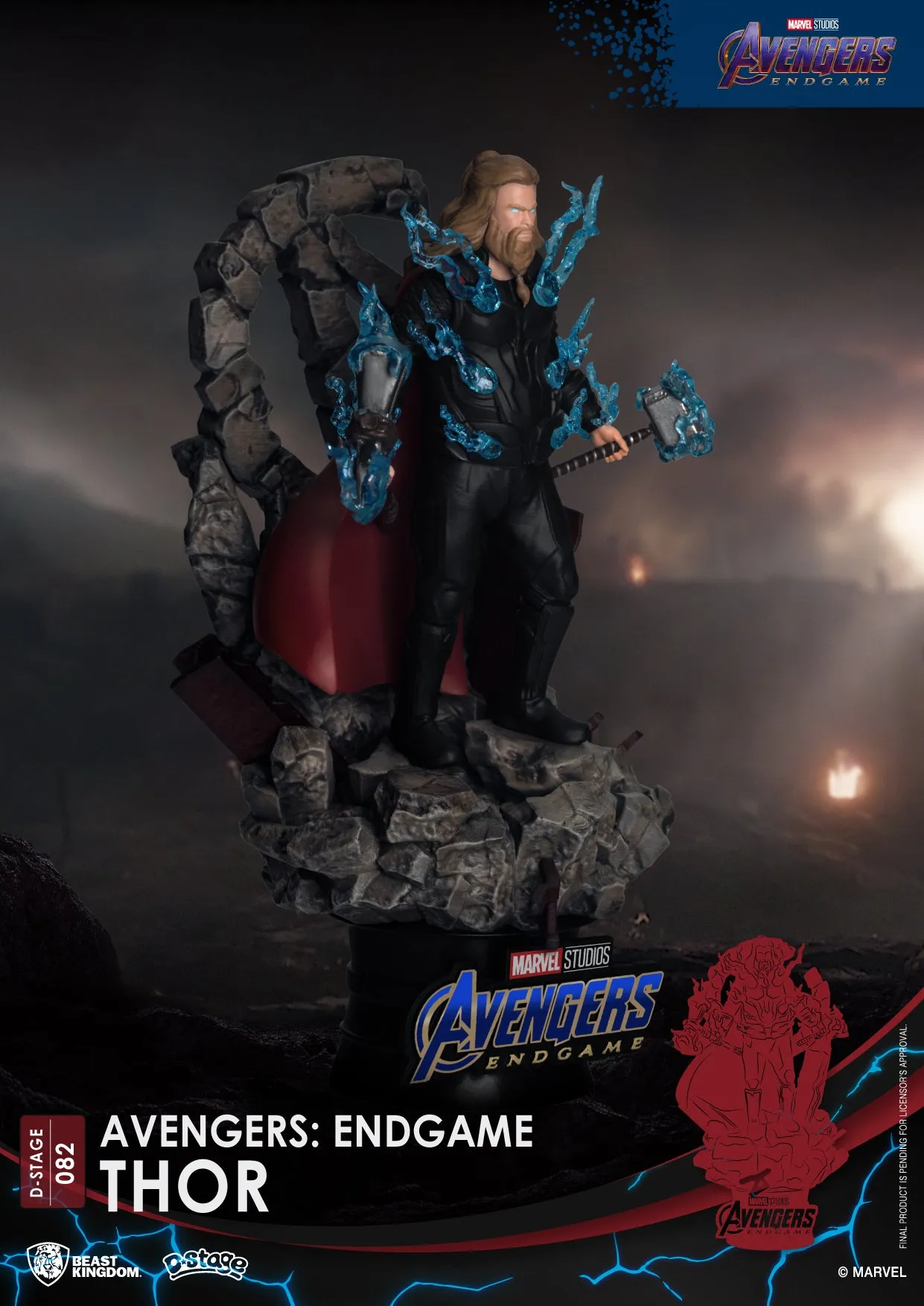 Beast Kingdom DS-082 Marvel Avengers Endgame: Thor Diorama Stage D-Stage Figure Statue