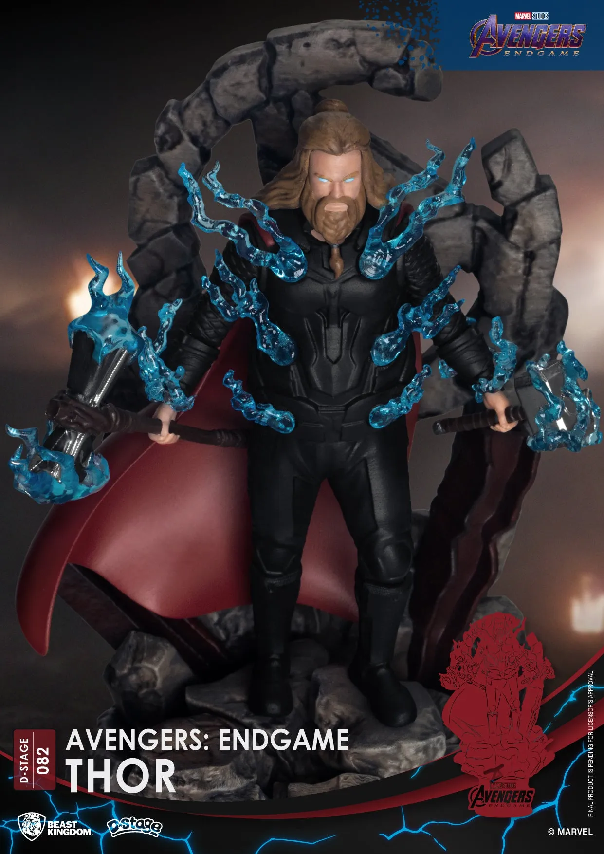 Beast Kingdom DS-082 Marvel Avengers Endgame: Thor Diorama Stage D-Stage Figure Statue