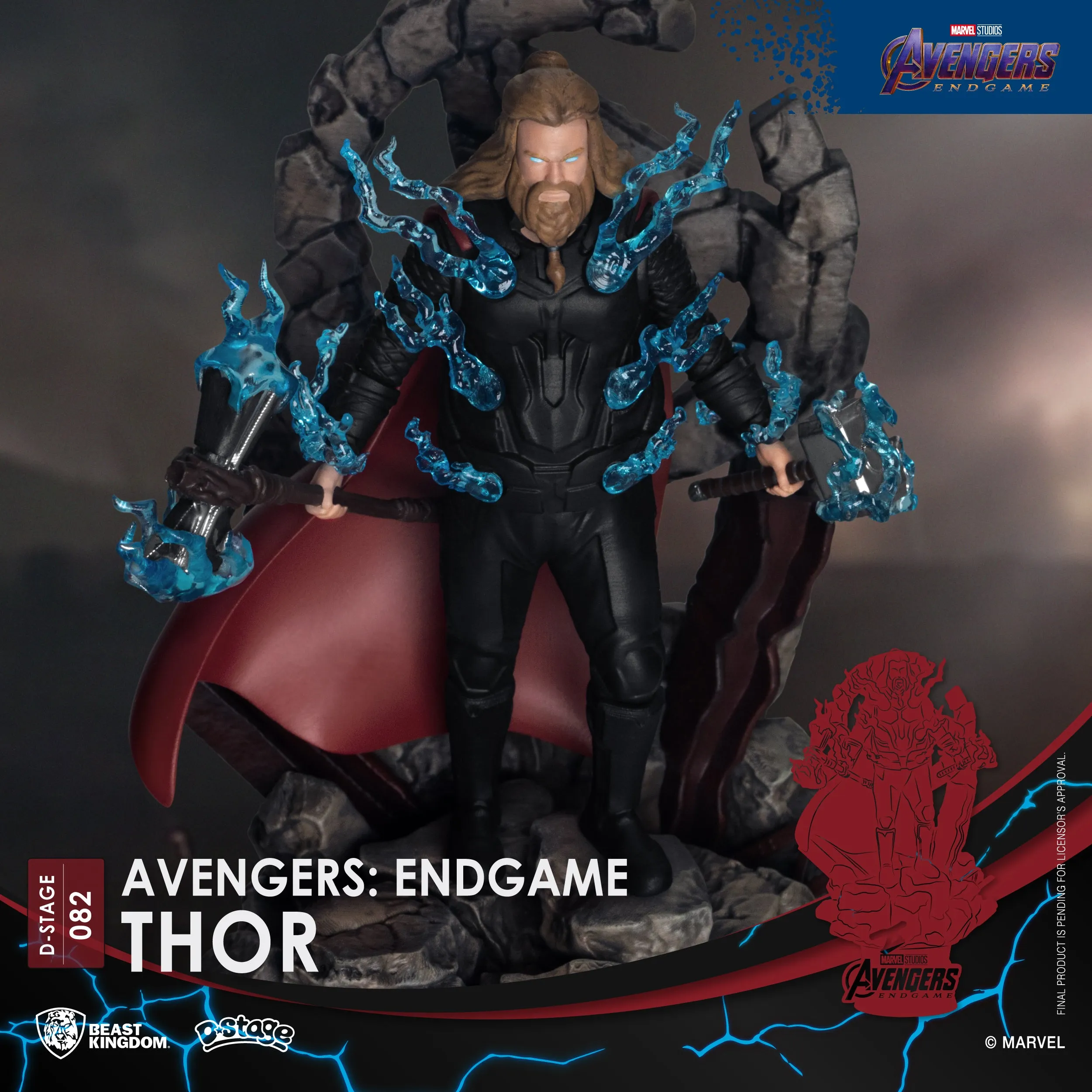 Beast Kingdom DS-082 Marvel Avengers Endgame: Thor Diorama Stage D-Stage Figure Statue