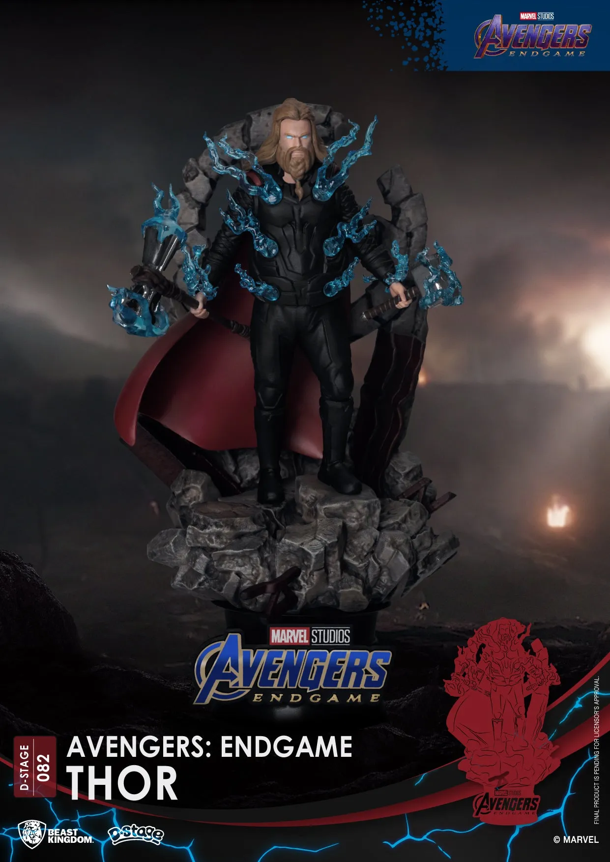 Beast Kingdom DS-082 Marvel Avengers Endgame: Thor Diorama Stage D-Stage Figure Statue