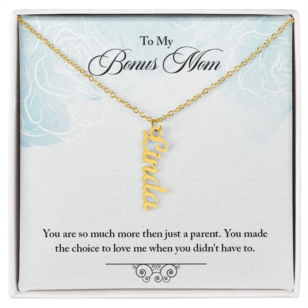 Best Personalized Name Necklace Gifts For Bonus Mom- A Meaningful Mother's Day Gifts