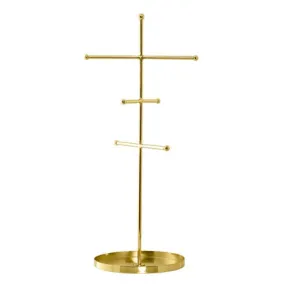 Bloomingville Jewelry Stand Gold Metal