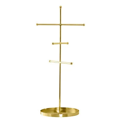 Bloomingville Jewelry Stand Gold Metal