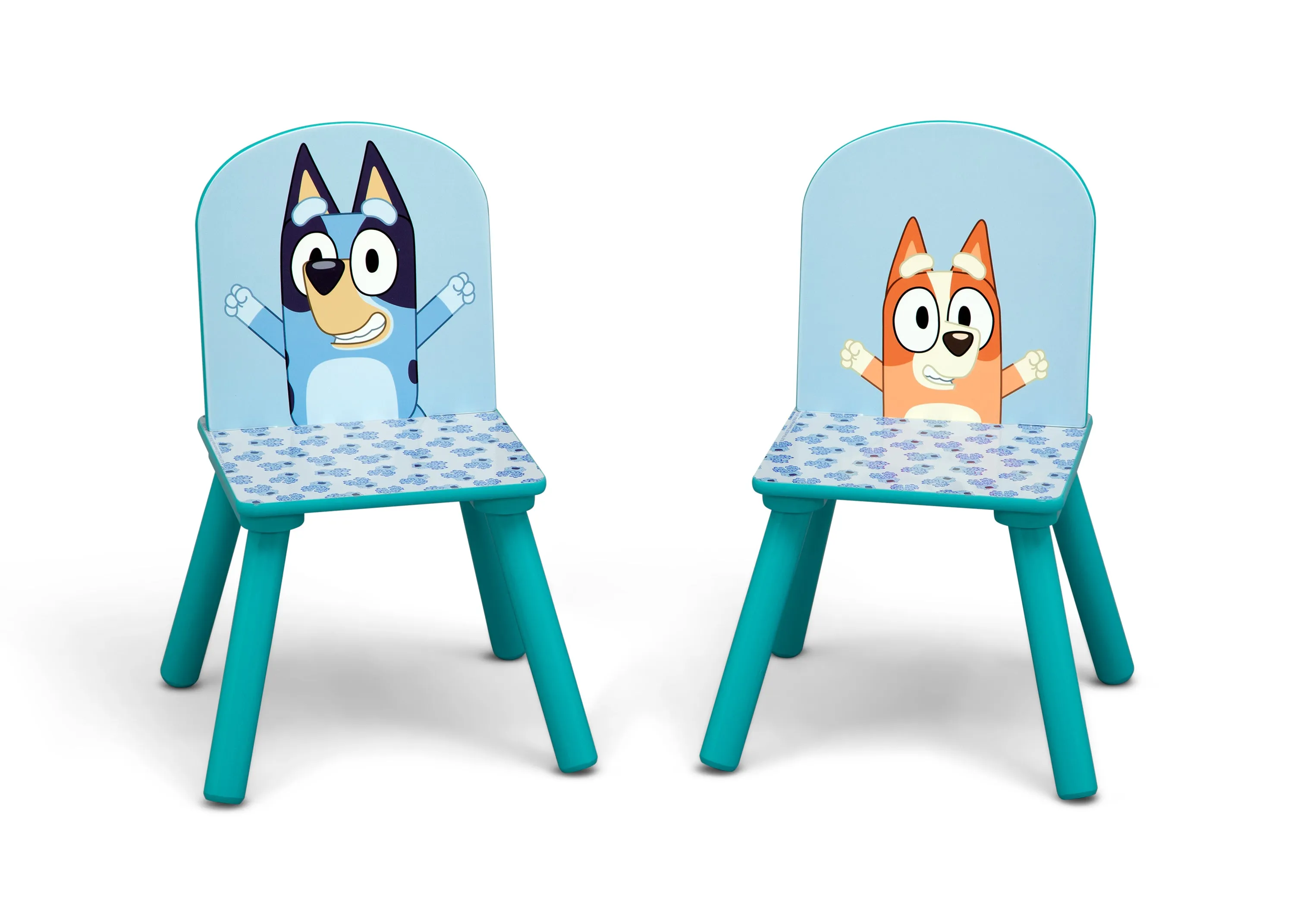 Bluey Kids Table and Chair Set with Storage (2 Chairs Included)