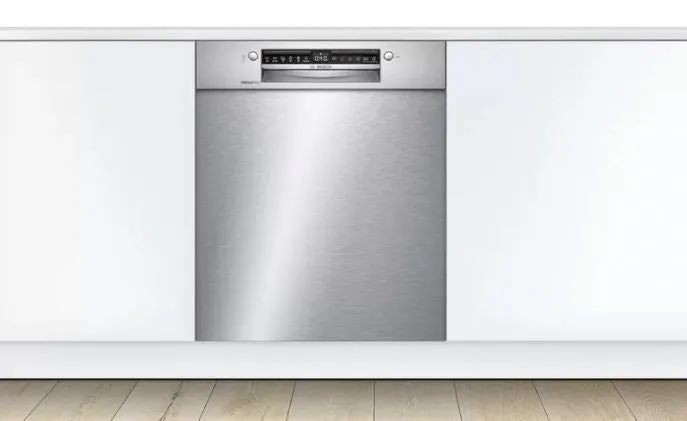 Bosch HBG633BS1B Series 8 Built-in oven 60 x 60 cm Stainless steel   SMU4HCS48E Series 4 Built-under dishwasher 60 cm Stainless steel