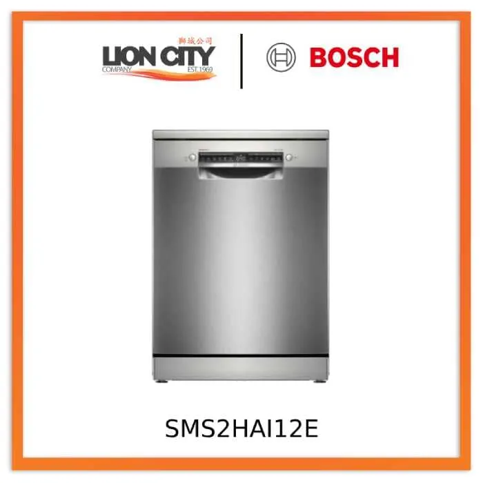 Bosch SMS2HAI12E Free-standing dishwasher 60 cm Silver Inox