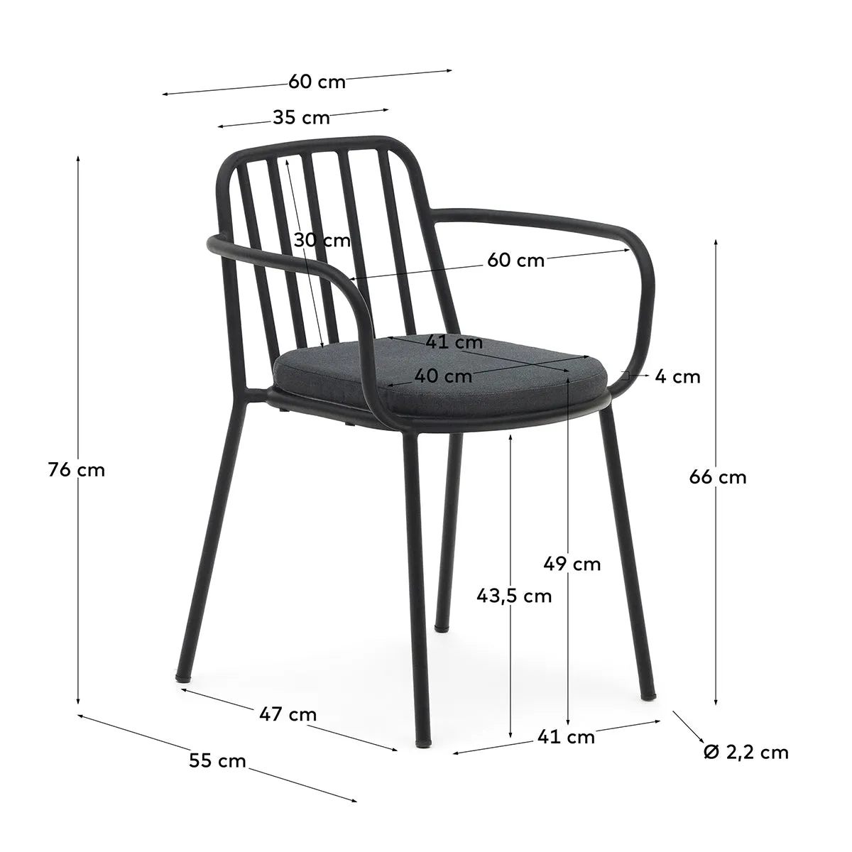 Bramant Stackable Dining Chair