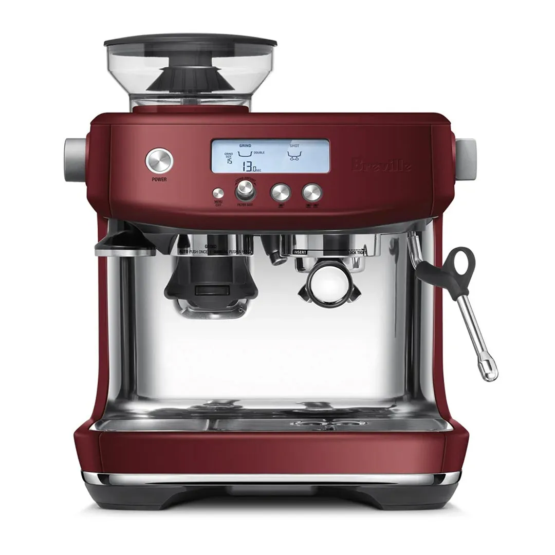 Breville Barista Pro Espresso Machine, Red Velvet #BES878RVC1BUC1