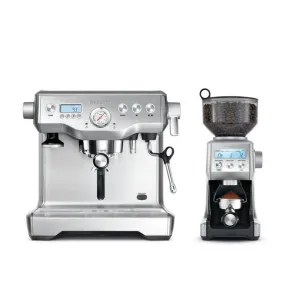 Breville Dynamic Duo Dual Boiler & Smart Grinder Set #BEP920BSS