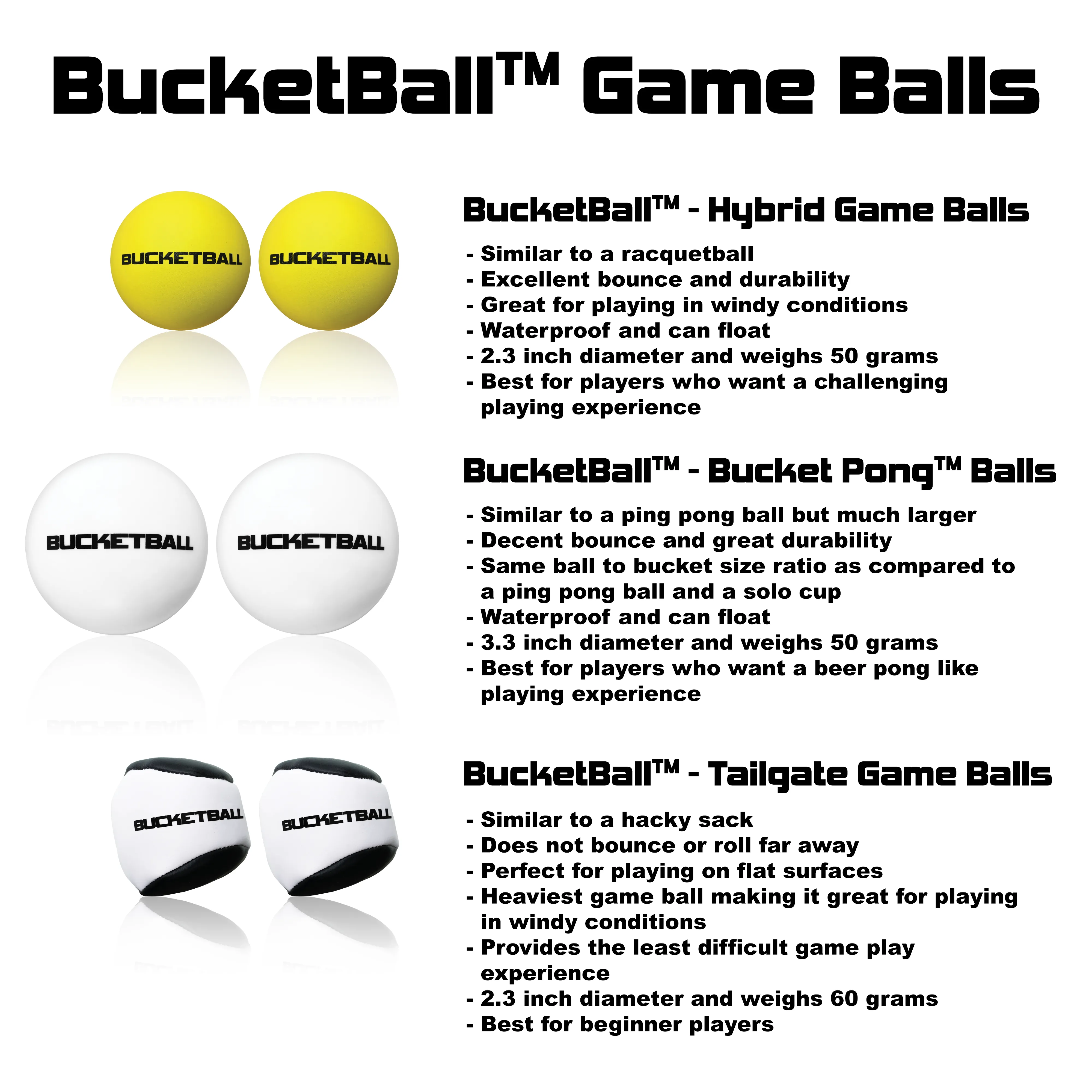 BucketBall - Team Color Edition - Party Pack (Orange/White)