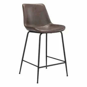 Byron Counter Chair Brown