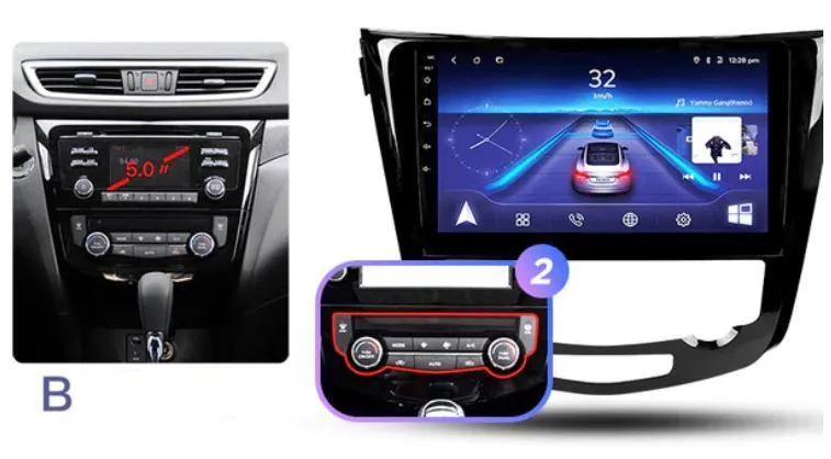 Car Dealz 10.2" Android 10.0 For Nissan X-Trail 2013-2018 w CAM In Dash Plus OEM Fascia