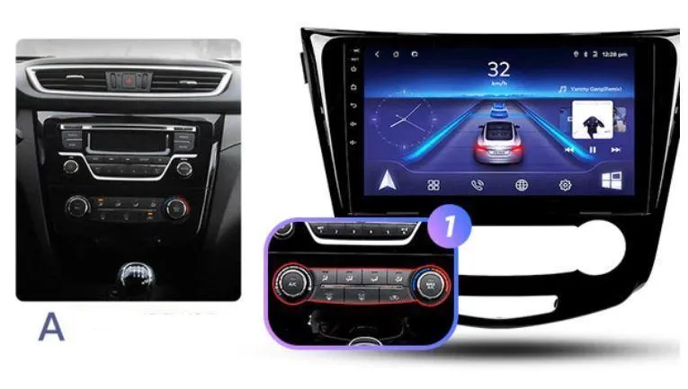 Car Dealz 10.2" Android 10.0 For Nissan X-Trail 2013-2018 w CAM In Dash Plus OEM Fascia