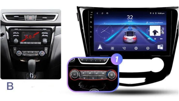 Car Dealz 10.2" Android 10.0 For Nissan X-Trail 2013-2018 w CAM In Dash Plus OEM Fascia