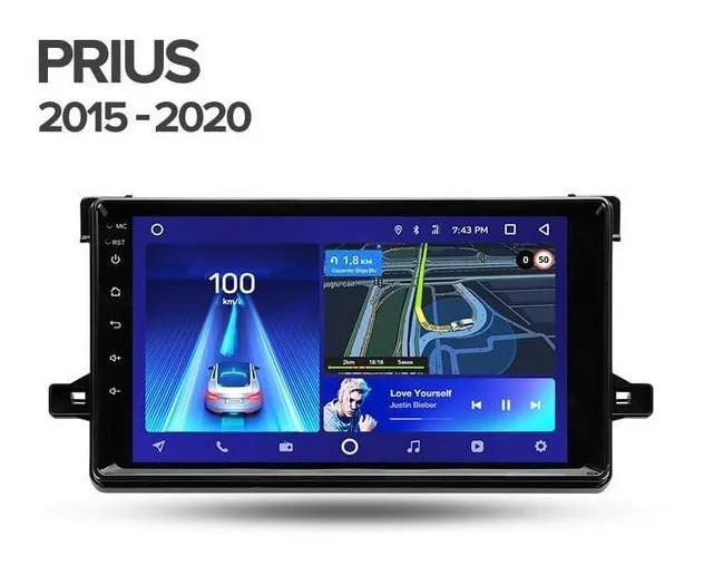 Car Dealz 10.2" Android 10.0 Toyota Prius XW50 2015 - 2020 Head Unit In Dash Plus OEM Fascia