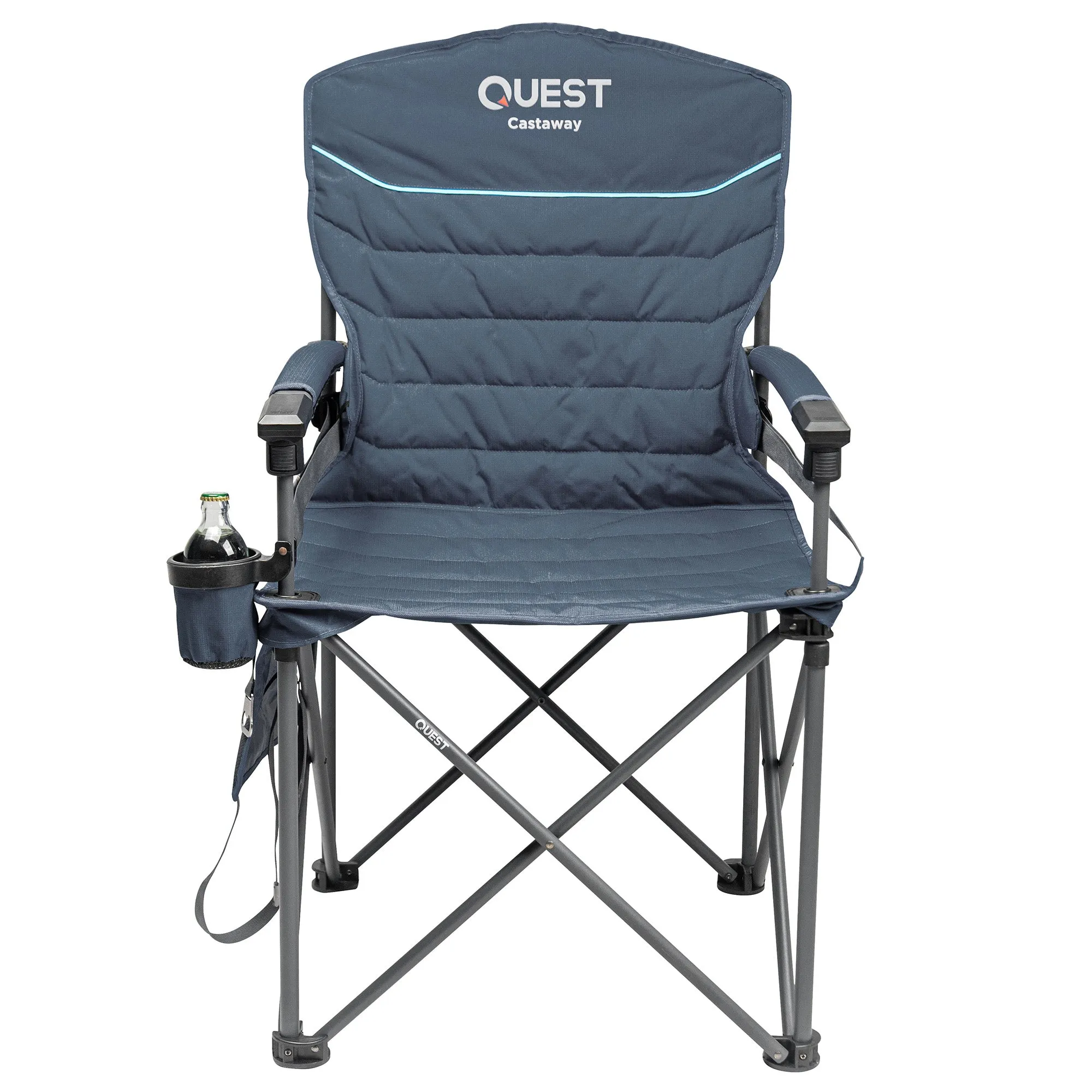 Castaway Hard Arm Camp Chair - Midnight