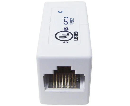 CAT6 RJ45 Slim Inline Coupler Extension, Unshielded