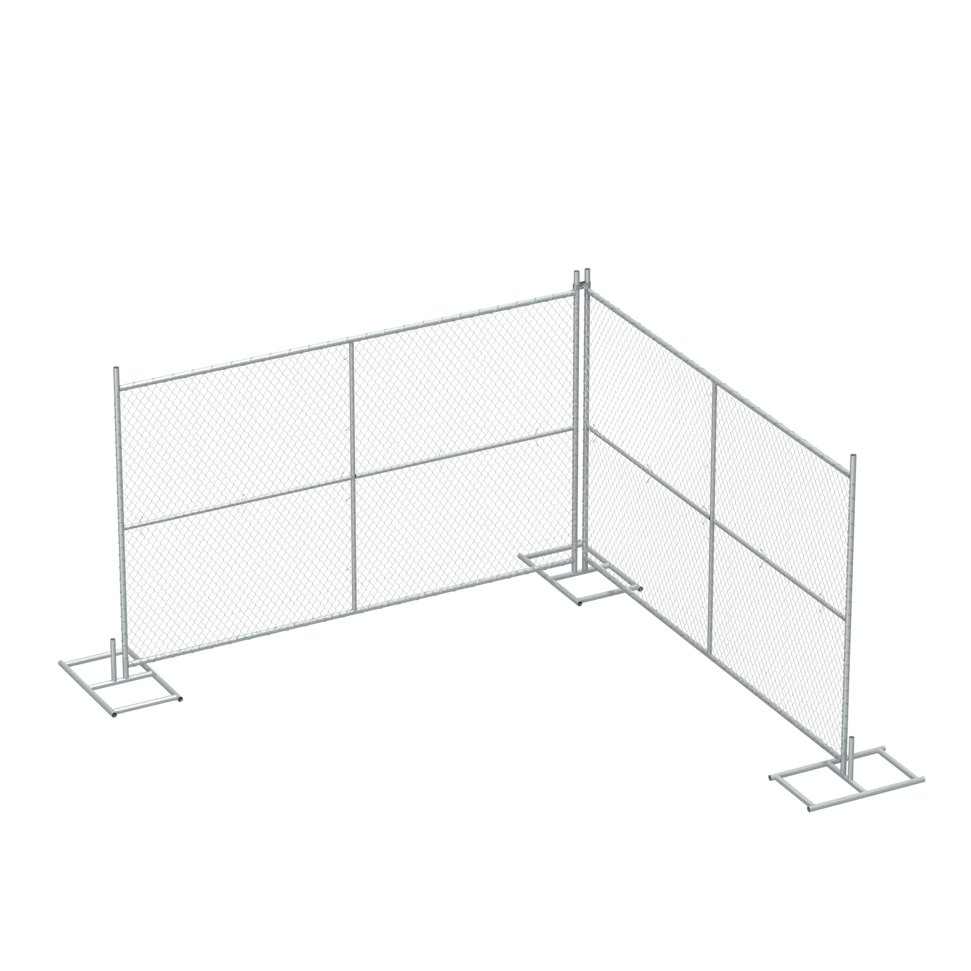 Chain Link Fence Kit - 6 Ft. tall x 10 Ft. Wide - Trafford Industrial