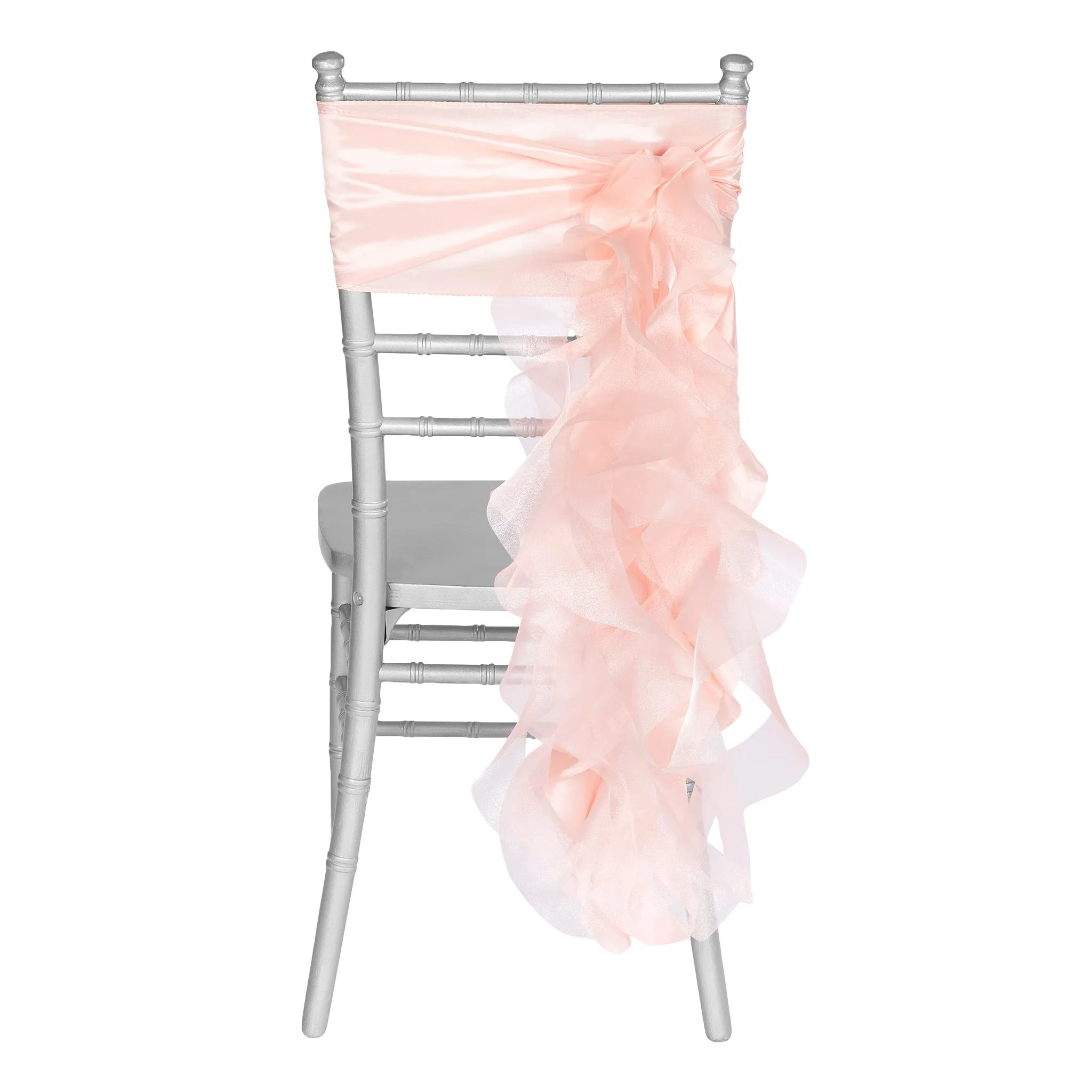 Curly Willow Chair Sash - Blush/Rose Gold