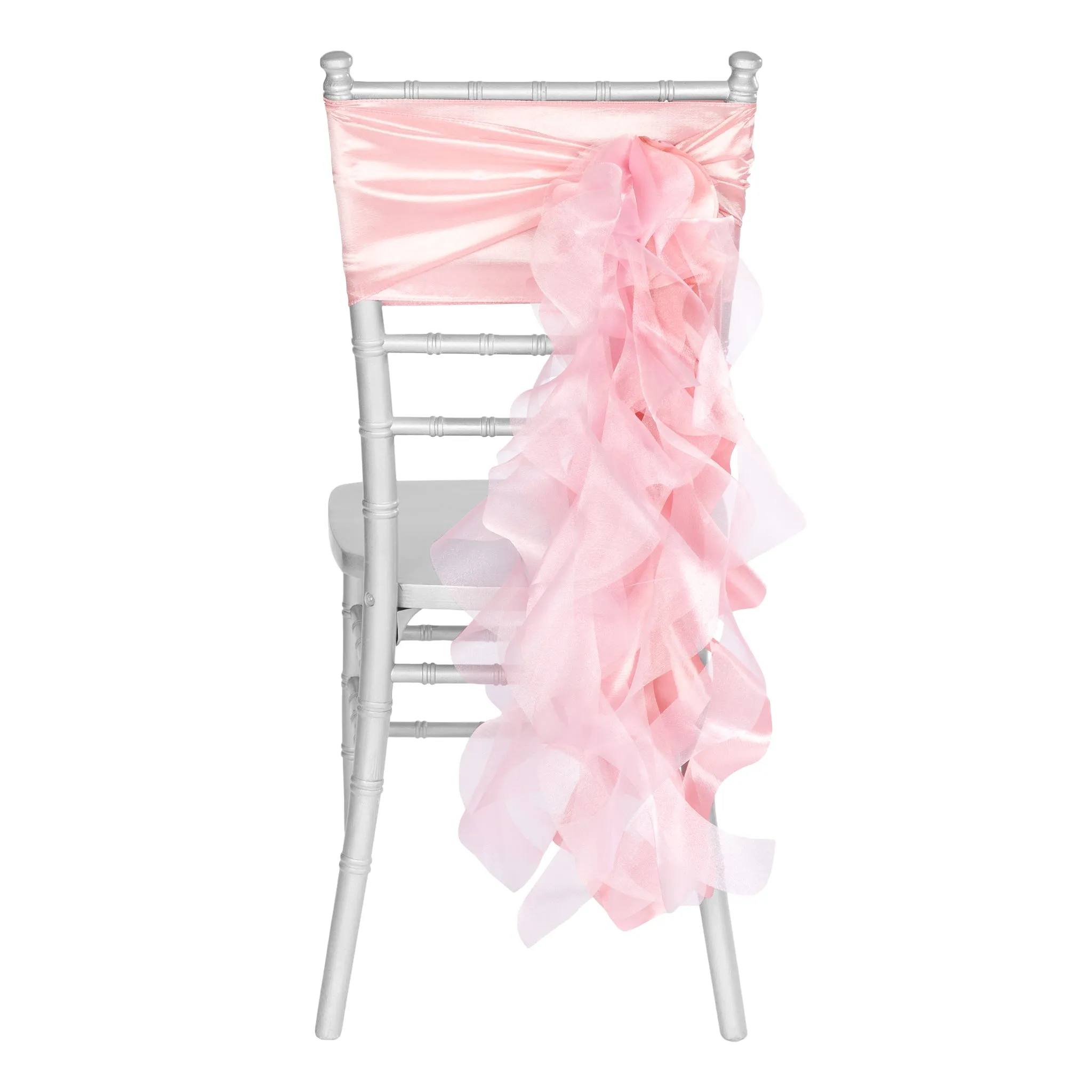 Curly Willow Chair Sash - Pink