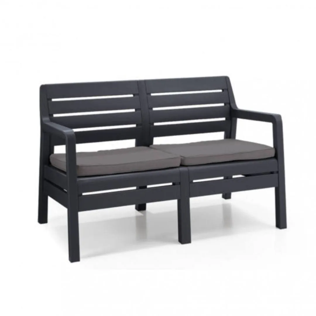 Delano Outdoor Lounge Sofa Set Graphite