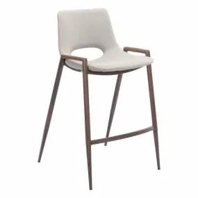 Desi Counter Chair (Set of 2) Beige