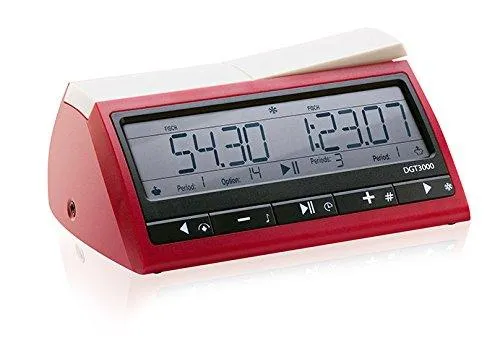 DGT 3000 Abstract Digital Chess Clock (Multicolour) | Kibi Sports