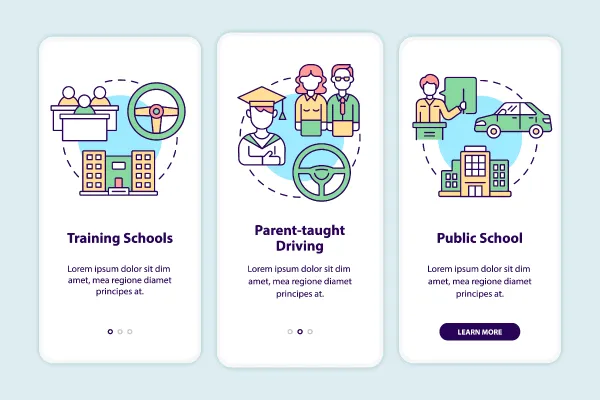 Driver education offers app page bundle