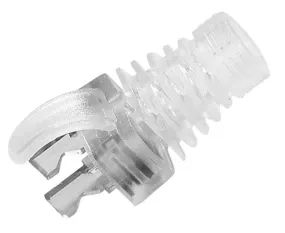 Easy Feed RJ45 Strain Relief Boot, Shielded CAT5E/6, 6.5mm Diameter - 25 Pack