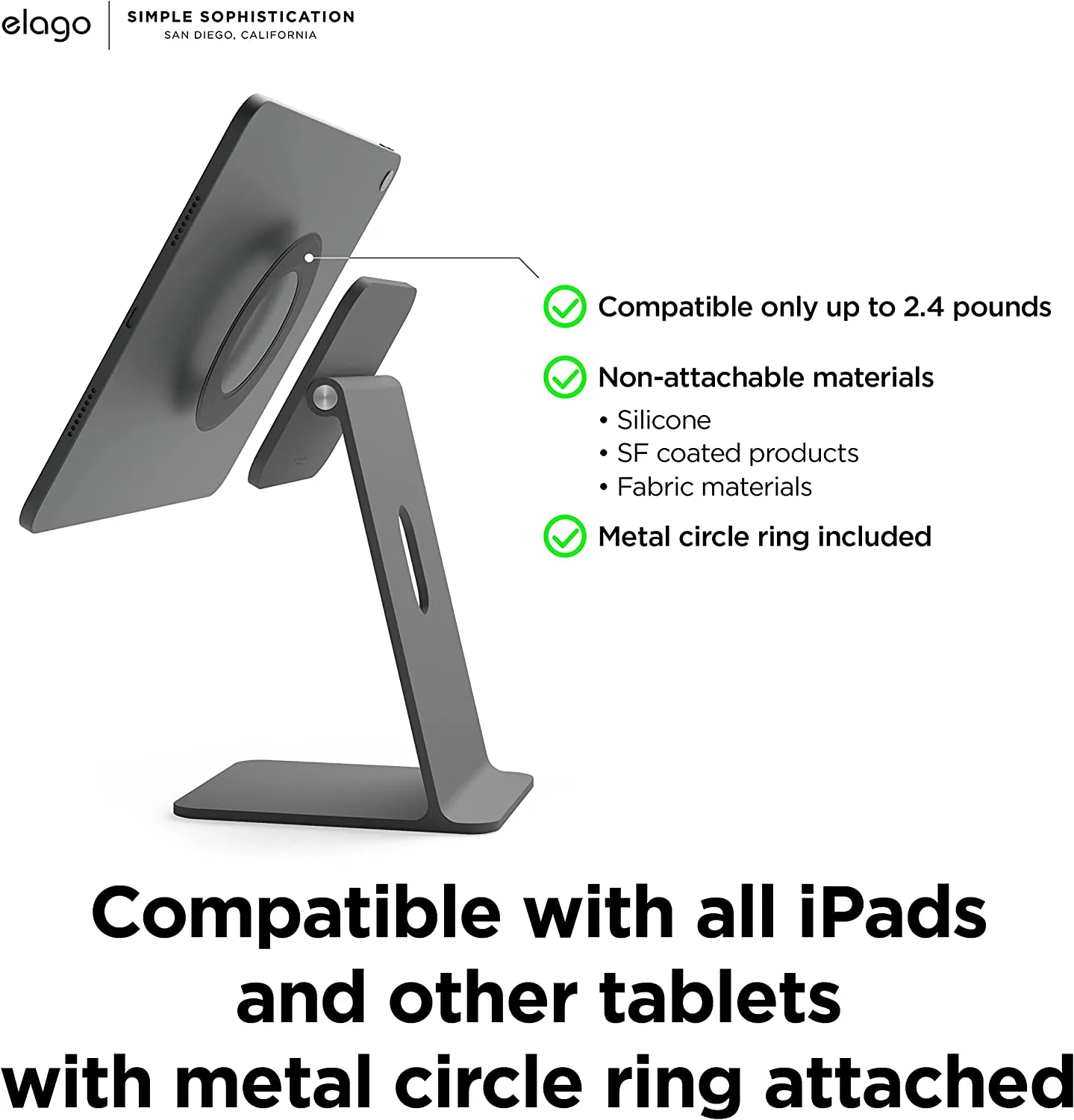 Elago Magnetic Stand For iPads