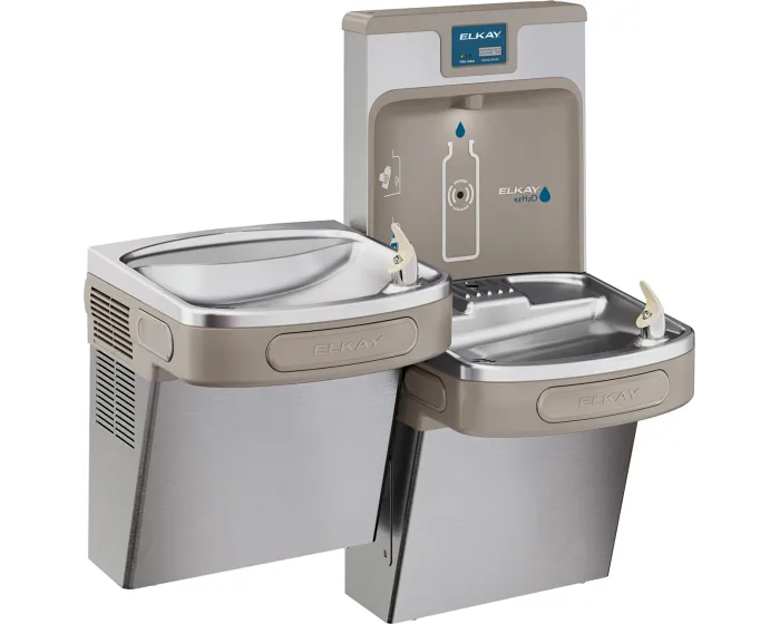 Elkay LZSTL8WSSP-W1 | Enhanced Connected ezH2O Bottle Filling Station, Bi-Level, Filtered, Refrigerated, Stainless