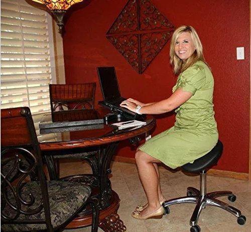 Ergonomic MultiFuction English Saddle Stool or Chair for BetterPosture