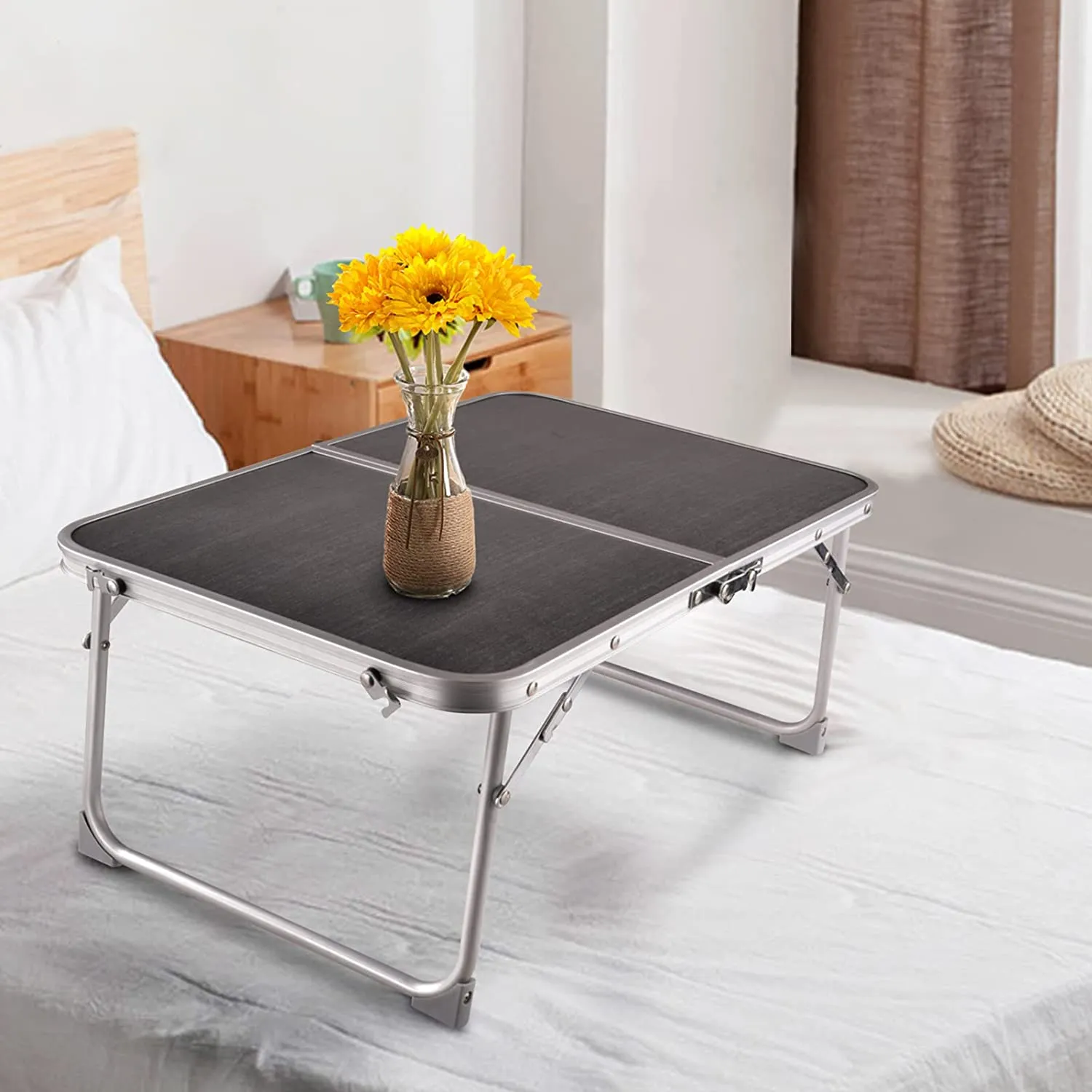 Foldable Laptop Table Bed Table Lap Desk Table Breakfast Tray Table