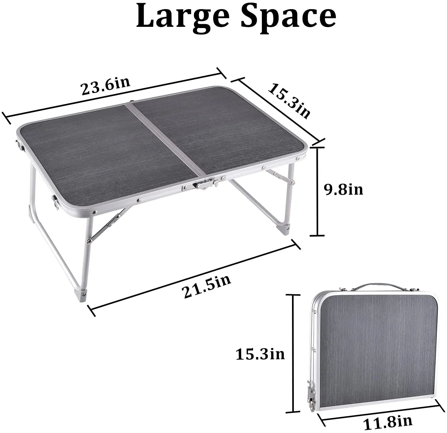 Foldable Laptop Table Bed Table Lap Desk Table Breakfast Tray Table