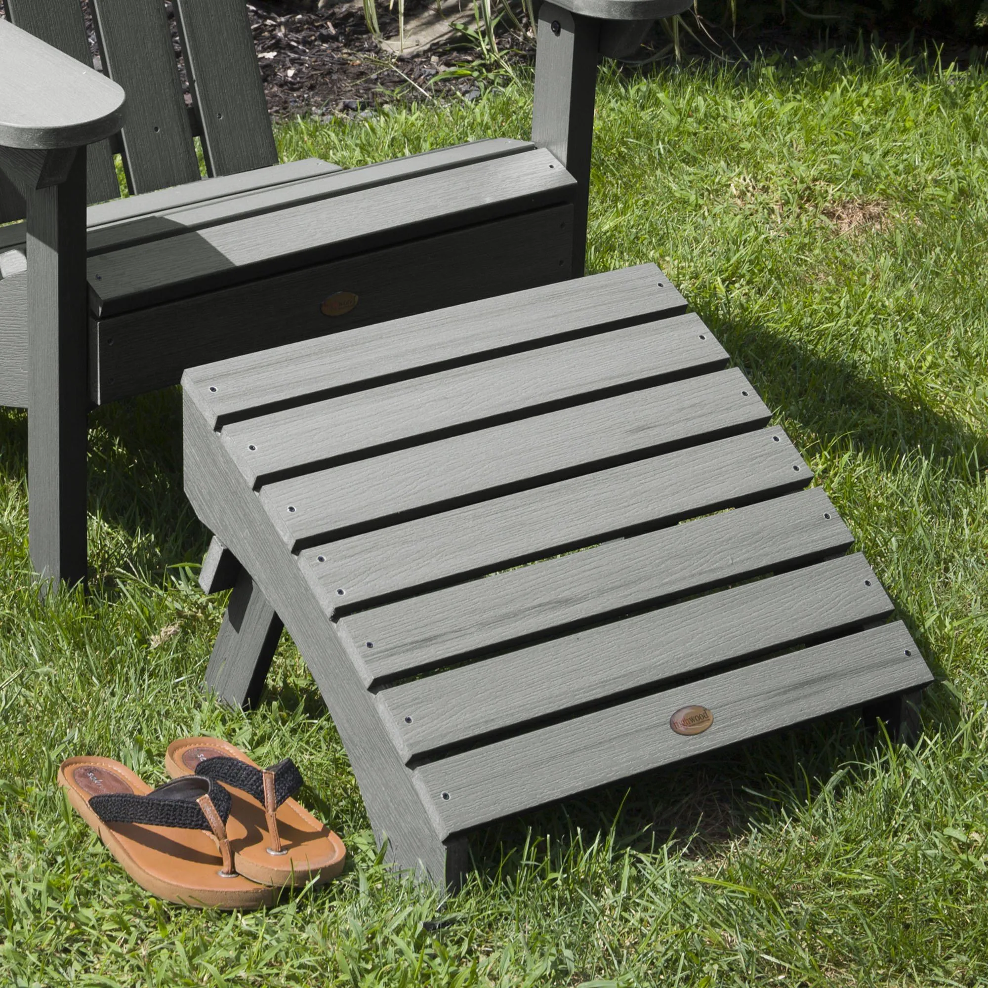 Folding Adirondack Ottoman