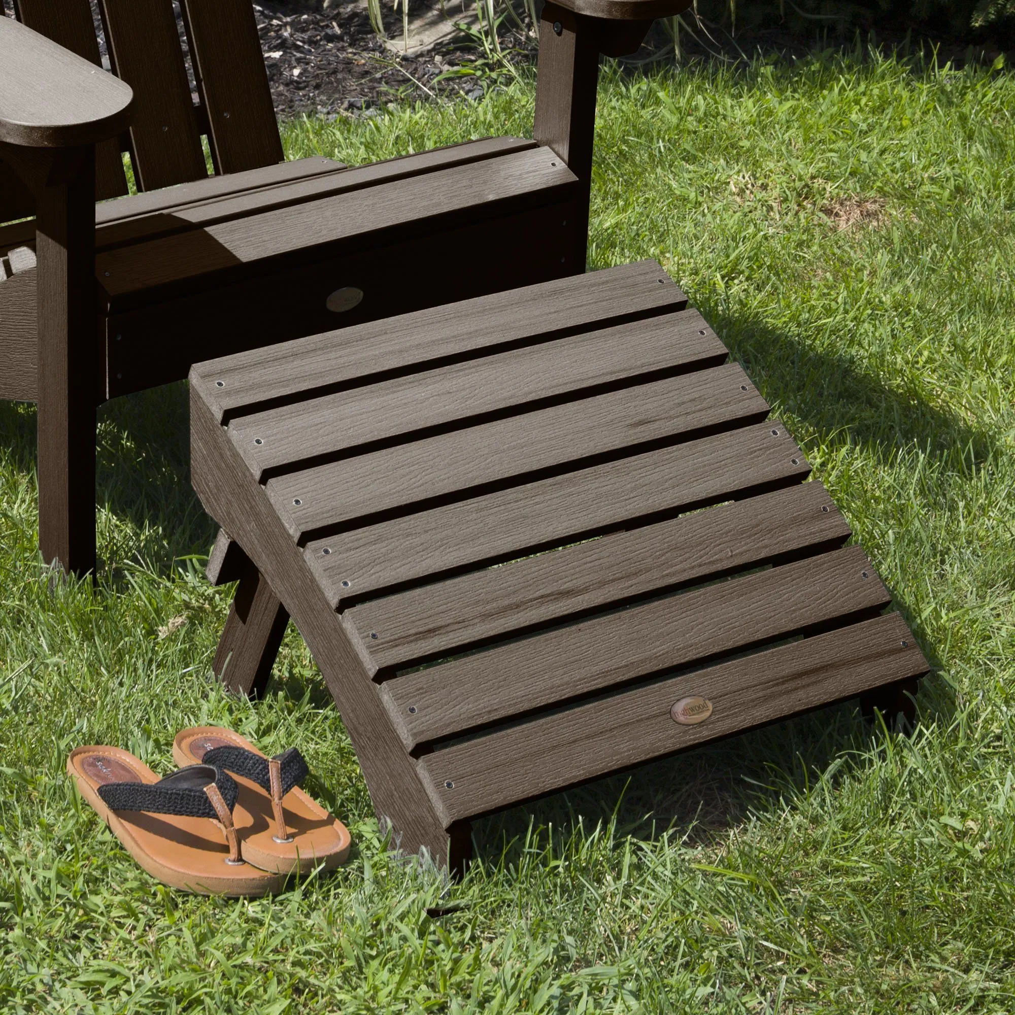 Folding Adirondack Ottoman