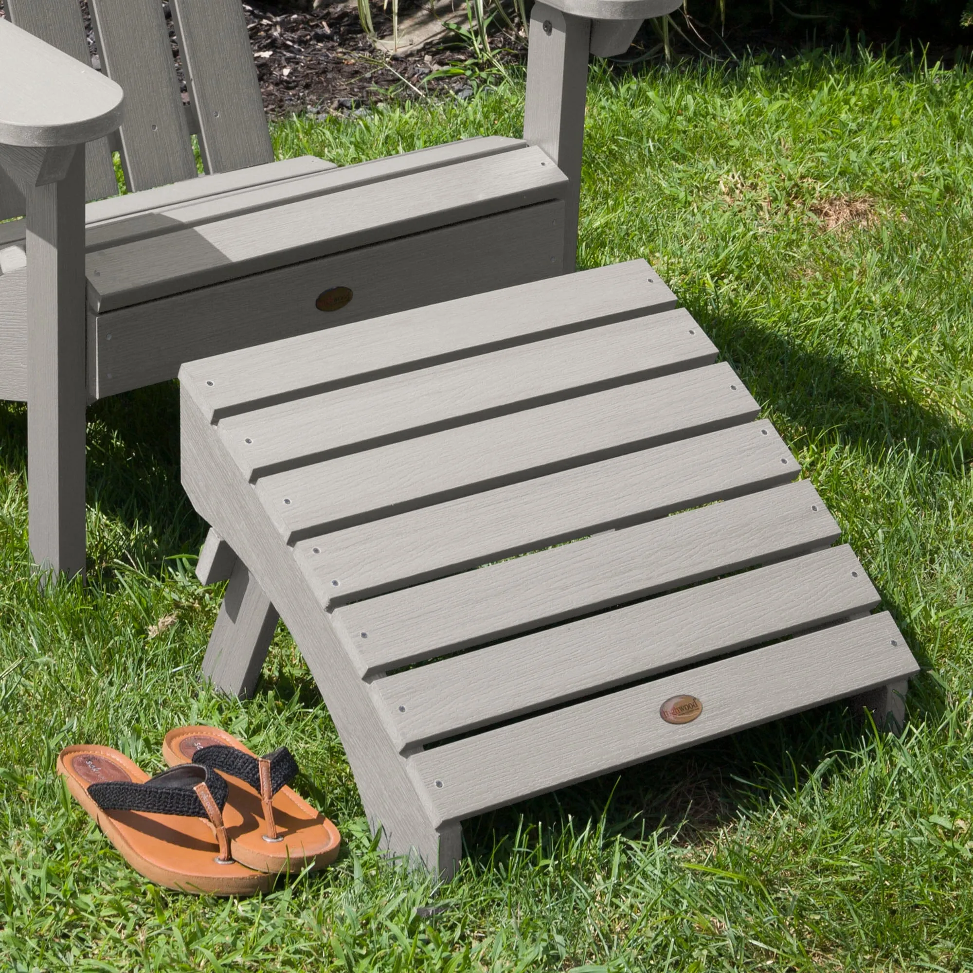 Folding Adirondack Ottoman